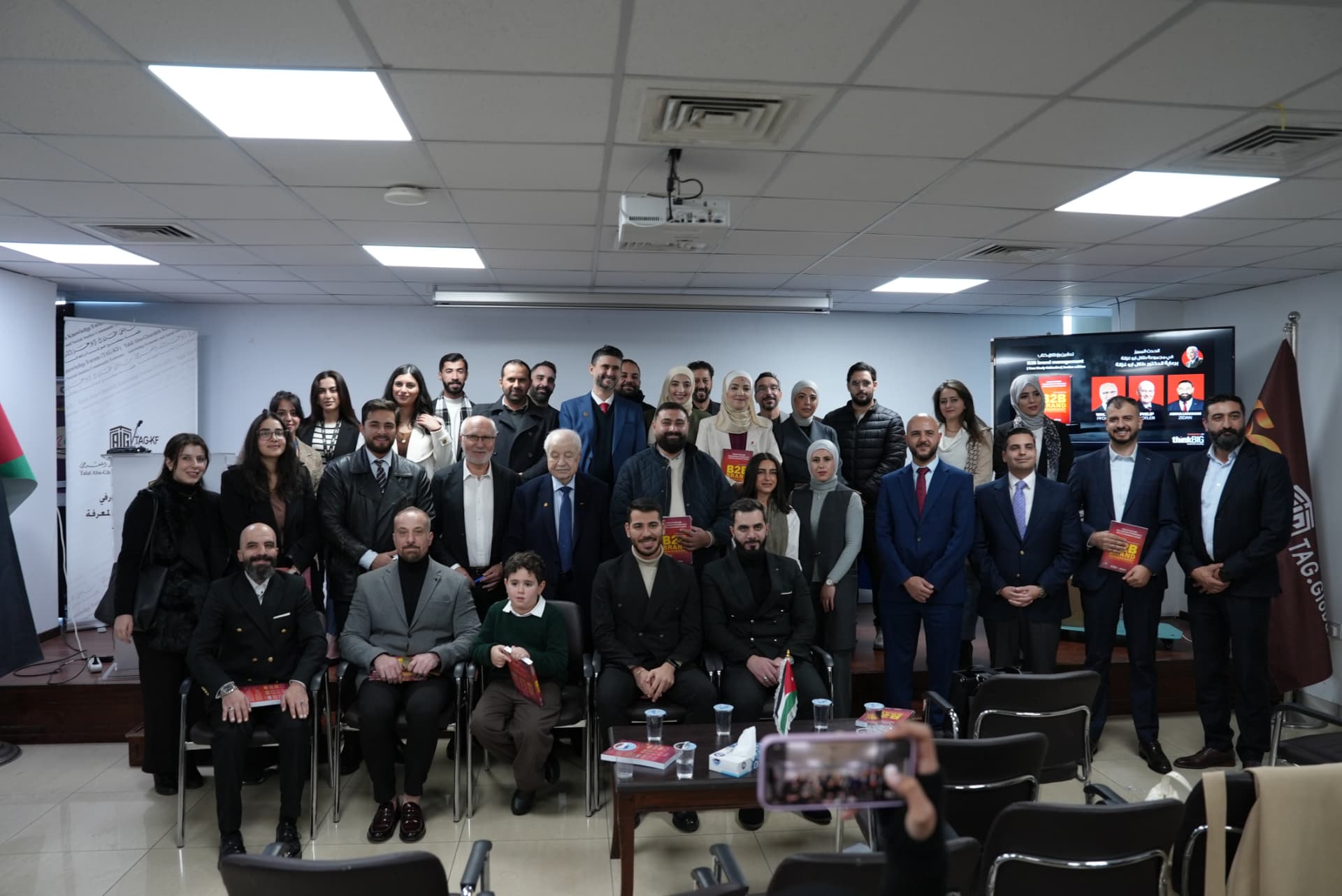 Group photo at a previous F-ounder event